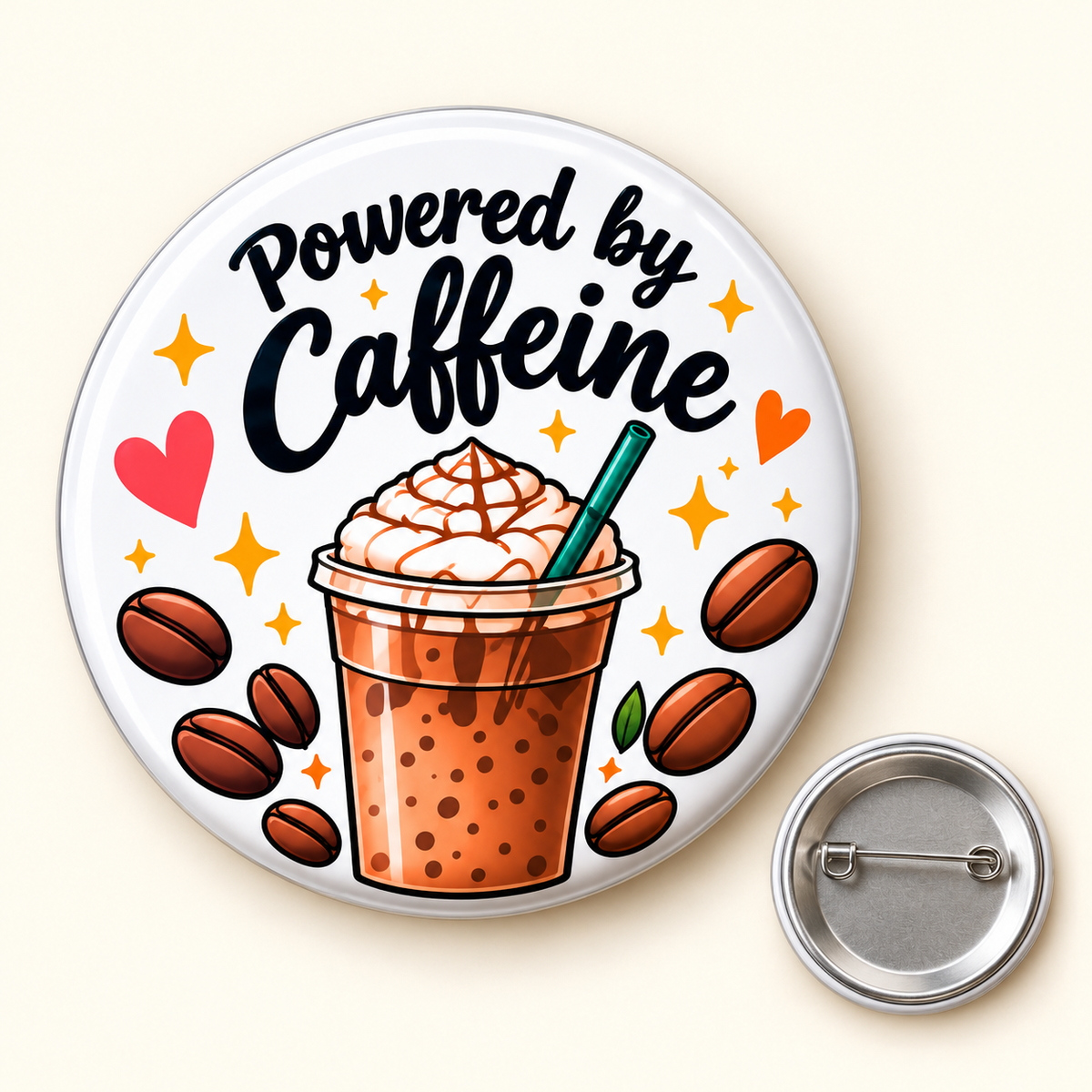 Coffee Lovers Buttons and Fridge Magnets