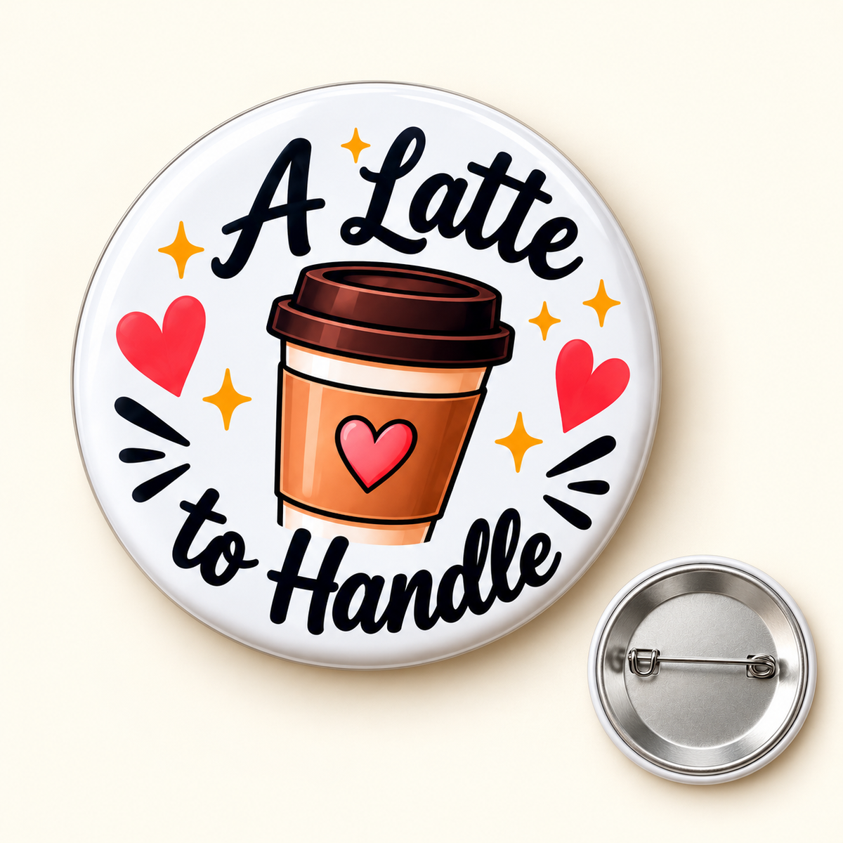 Coffee Lovers Buttons and Fridge Magnets
