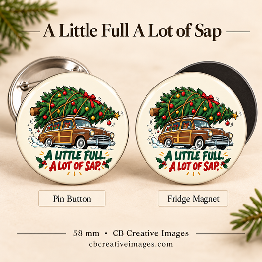 Christmas Chaos Buttons and Magnets