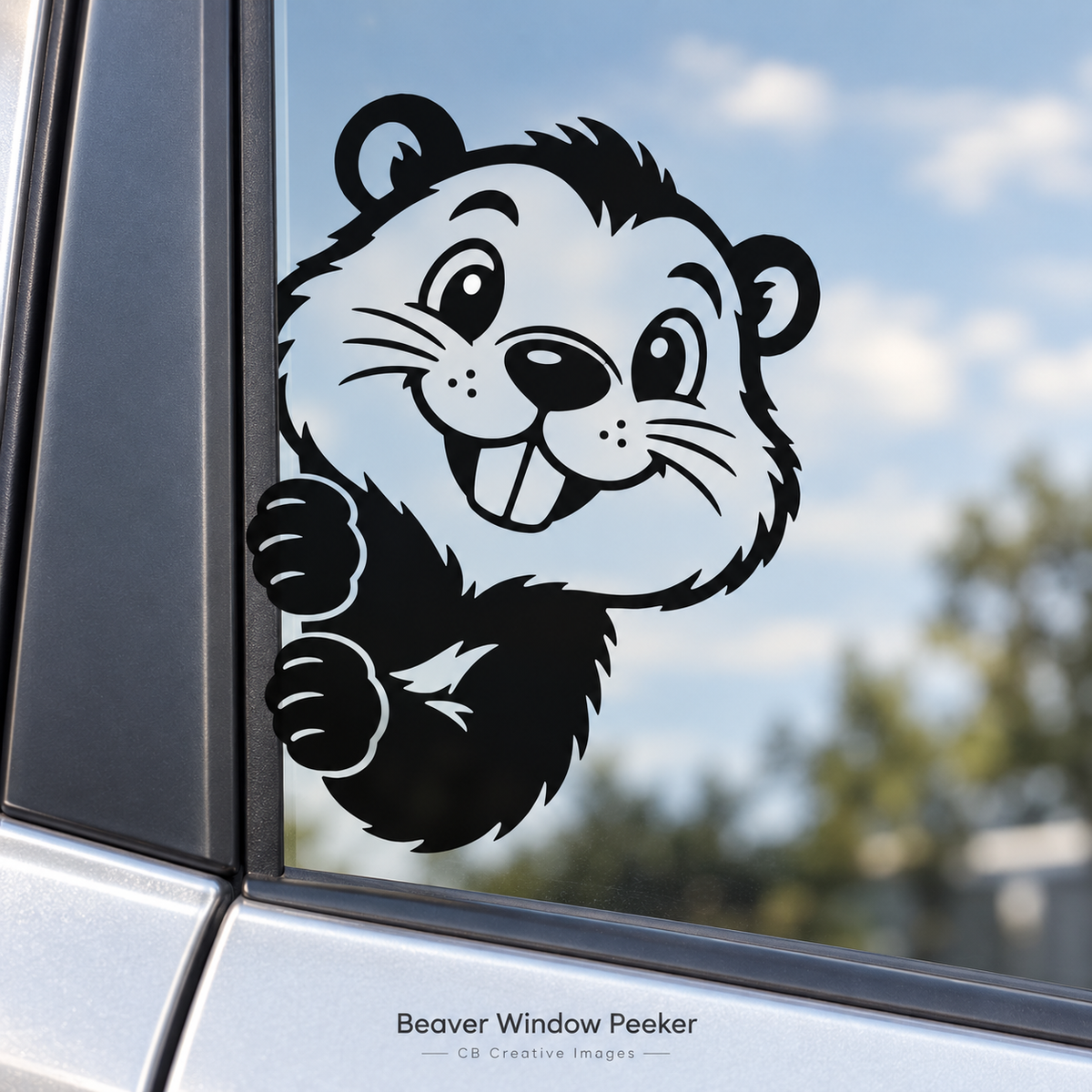 Window Peeker Vinyl Decals