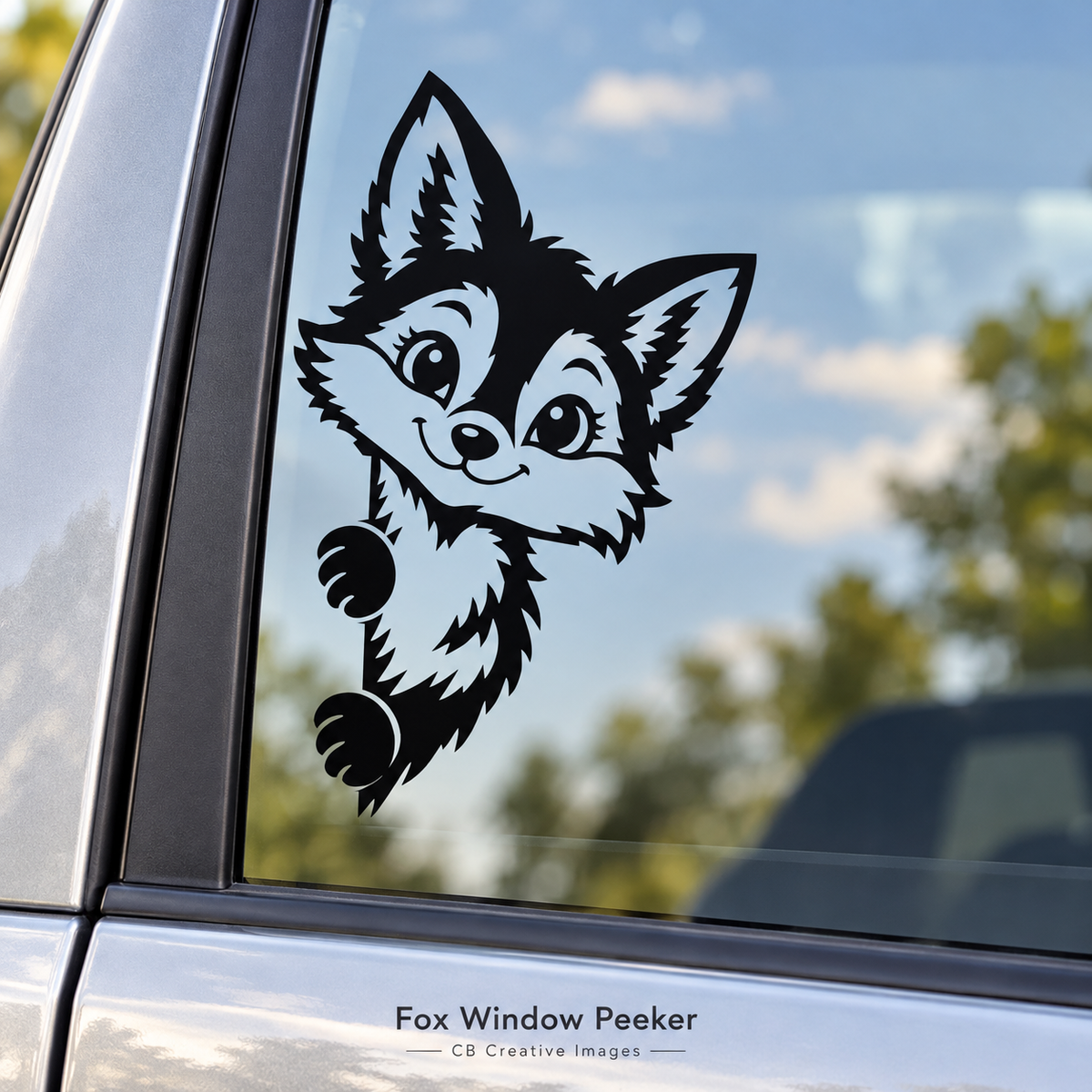Window Peeker Vinyl Decals