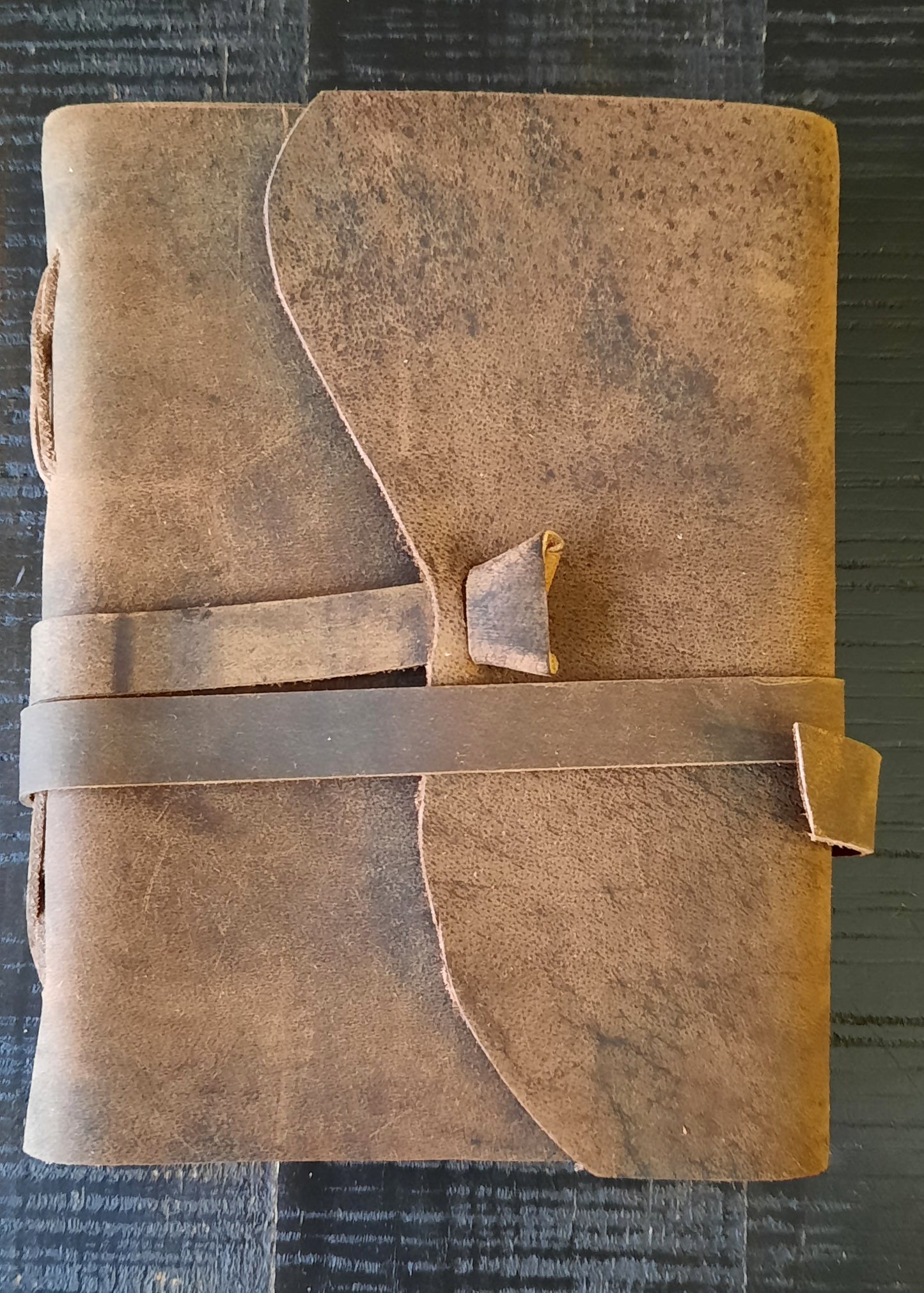 Vintage Soft Leather Bound Brown Journal